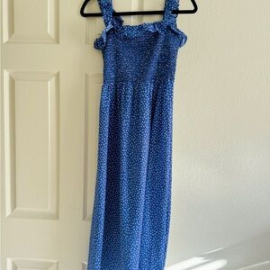 Blue Polka Dot Dress